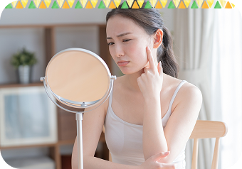 肌荒れや体調の変化が続きやすくなる
